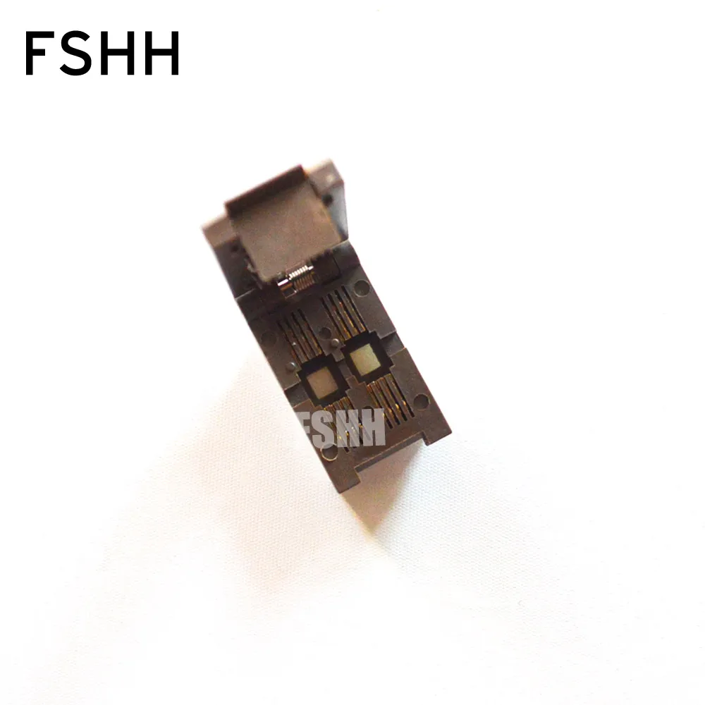 FP-1.27-8-2 IC Test Socket FP-1.27-8 FP8 SOP8 SOIC8 SO8 Burn-in Socket Two placement 1.27mm Pitch 6.2mm Width