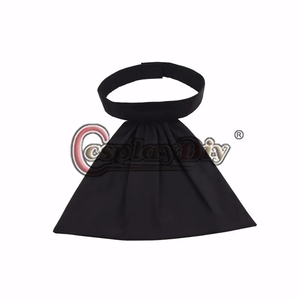 Cosplaydiy venda inteira do vintage adulto preto algodão collor jabot gravata medieval dos homens cosplay laços adereços l0516