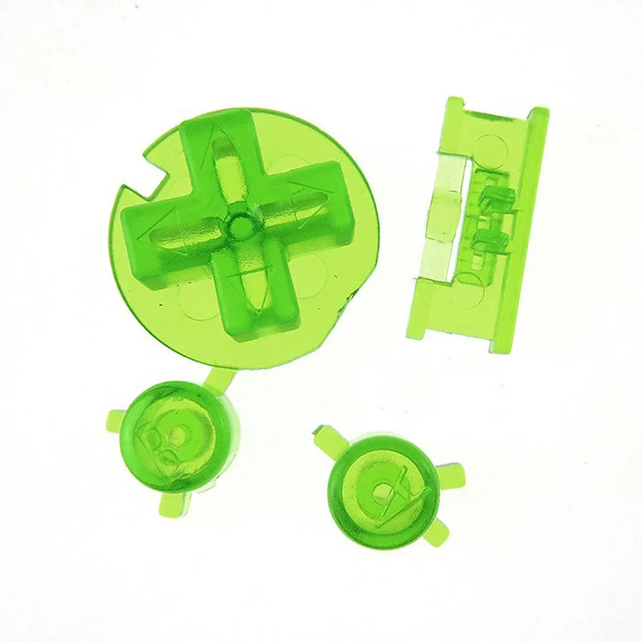 Plastic Power ON OFF Buttons Keypads for Gameboy Color GBC Colorful Buttons for GBC D Pads A B Buttons