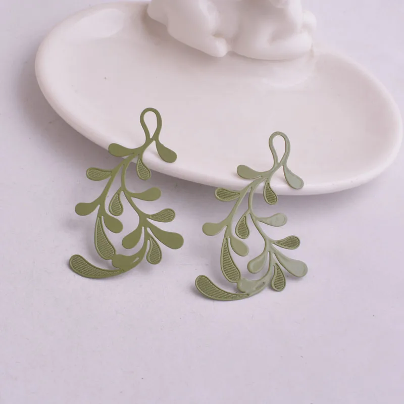 30 Stück AB2840 32*58mm Große Ast-Anhänger Ohrring-Zubehör DIY Schmuckzubehör – Detail 9