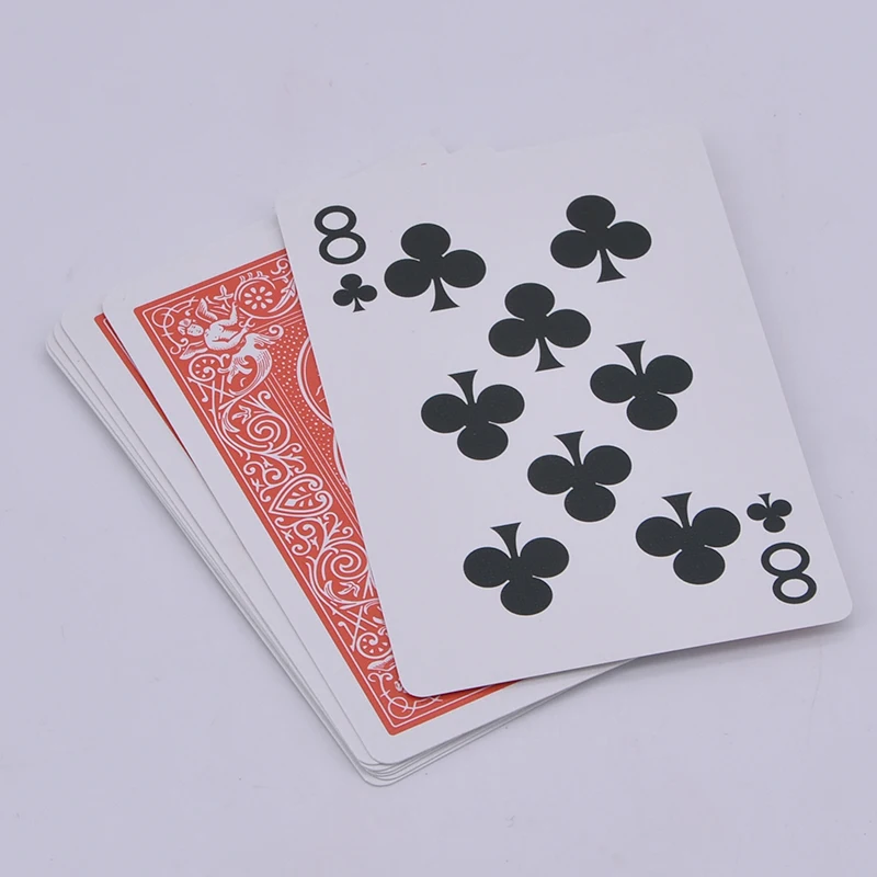 1set Shrinking Cards Magic Tricks Big to Small Playing Card Magie Magician Close Up Illusion Gimmicks Props Mentalism Funny