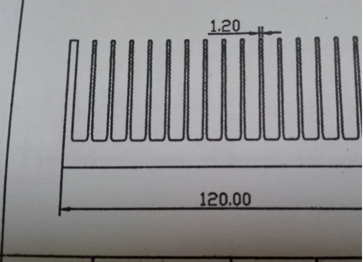 Giá Rẻ Tàu Tản Nhiệt 120*50*100Mm Tản Nhiệt Cho Đèn LED Rộng 120, Cao 50, chiều Dài 100 Nào Tùy Chỉnh Thứ Tự Xử Lý Nhôm Tản Nhiệt