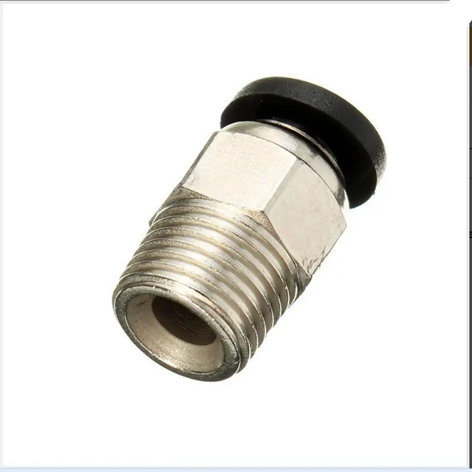 DuoWeiSi 3D Printer Parts Pneumatic Connectors PC4-01 For 1.75mm 3mm PTFE Tube Quick Coupler Feed Inlet For J-head Fittings Repr