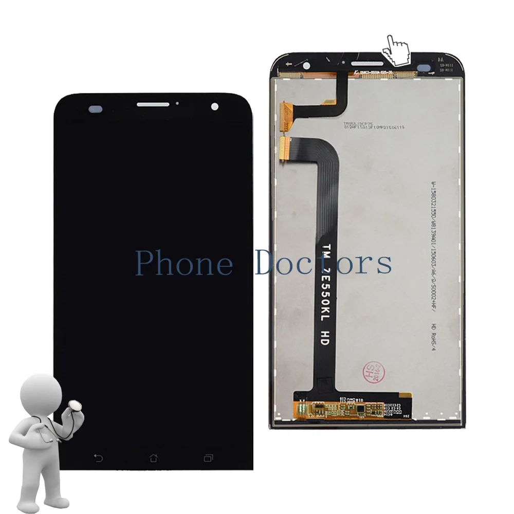 5.5 inch Full LCD DIsplay+Touch Screen Digitizer Assembly For Asus ZenFone 2 Laser ZE550KL Z00LD  Z00LDA Z00LDB Z00LDC Z00LDD