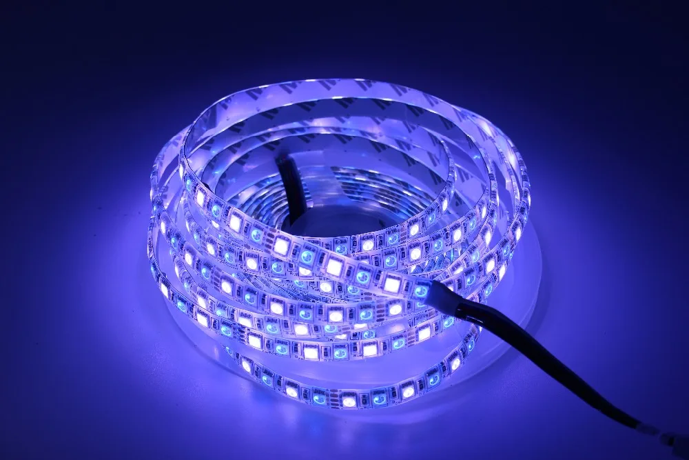 5M 480LEDs 96LED/m 5050 SMD RGBW RGBWW LED Strip light Tape Ribbon DC12V RGB+White or RGB + Warm white For Indoor lighting