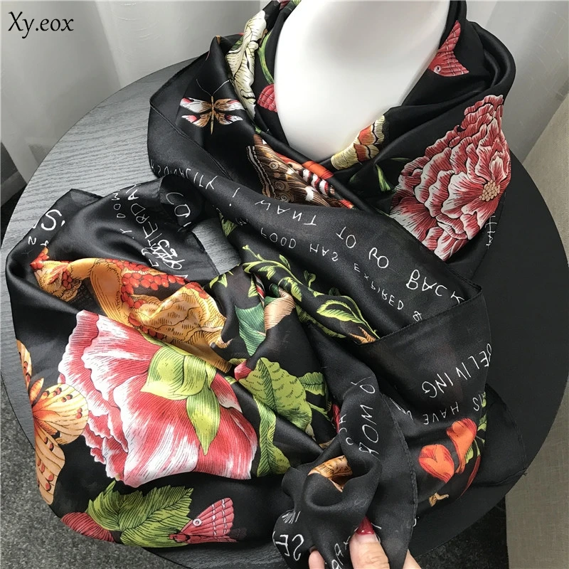 4 Colors Ladies fashion scarf butterfly sunscreen shawl long scarf travel beach towel