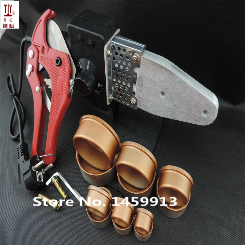 

Free Shipping Plumber tool With 42mm cutter 220V 800WPlastic Water Pipe Welder, Heating PPR, welding machine for plastic pipes