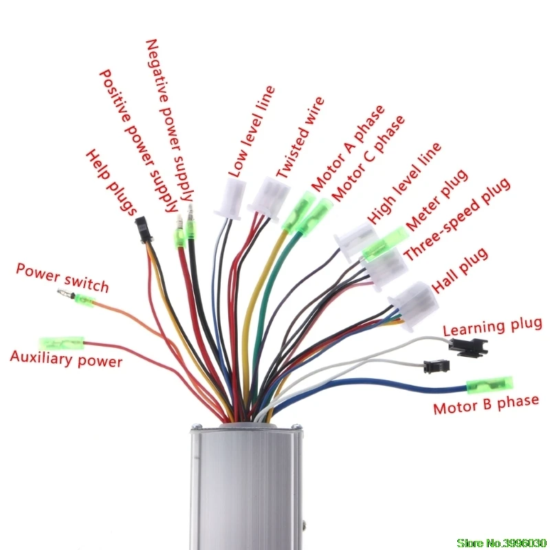 DC 24/36V 250W Brushless Regulator Speed Controller Scooter E-bike Electric Motor