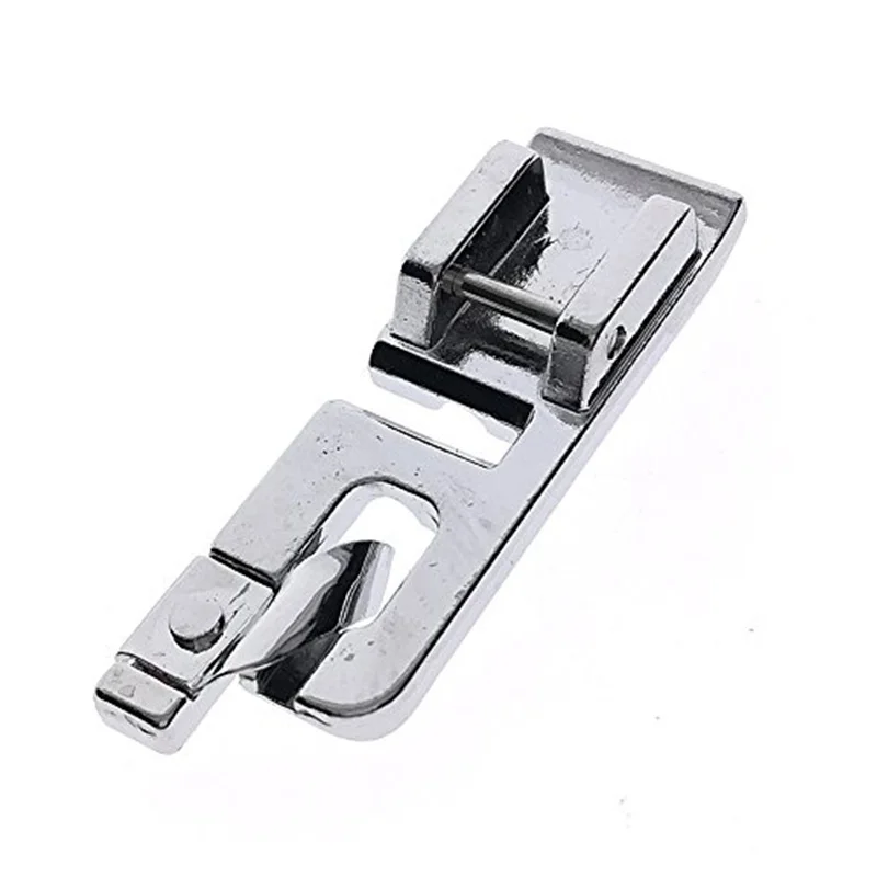 1Pc Domestic Sewing Machine Rolled Hem Curling Presser Foot For Singer Janome Brother Sewing Accessories AA7005-1