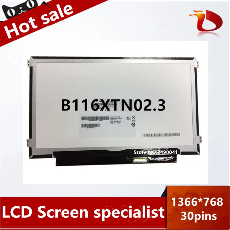 

Free shipping B116XTN02.3 B116XTN02.1 N116BGE-EA1 N116BGE-EB2 N116BGE-EA2 M116NWR1 R7 SLIM LED LCD Screen Panel 30PIN eDP