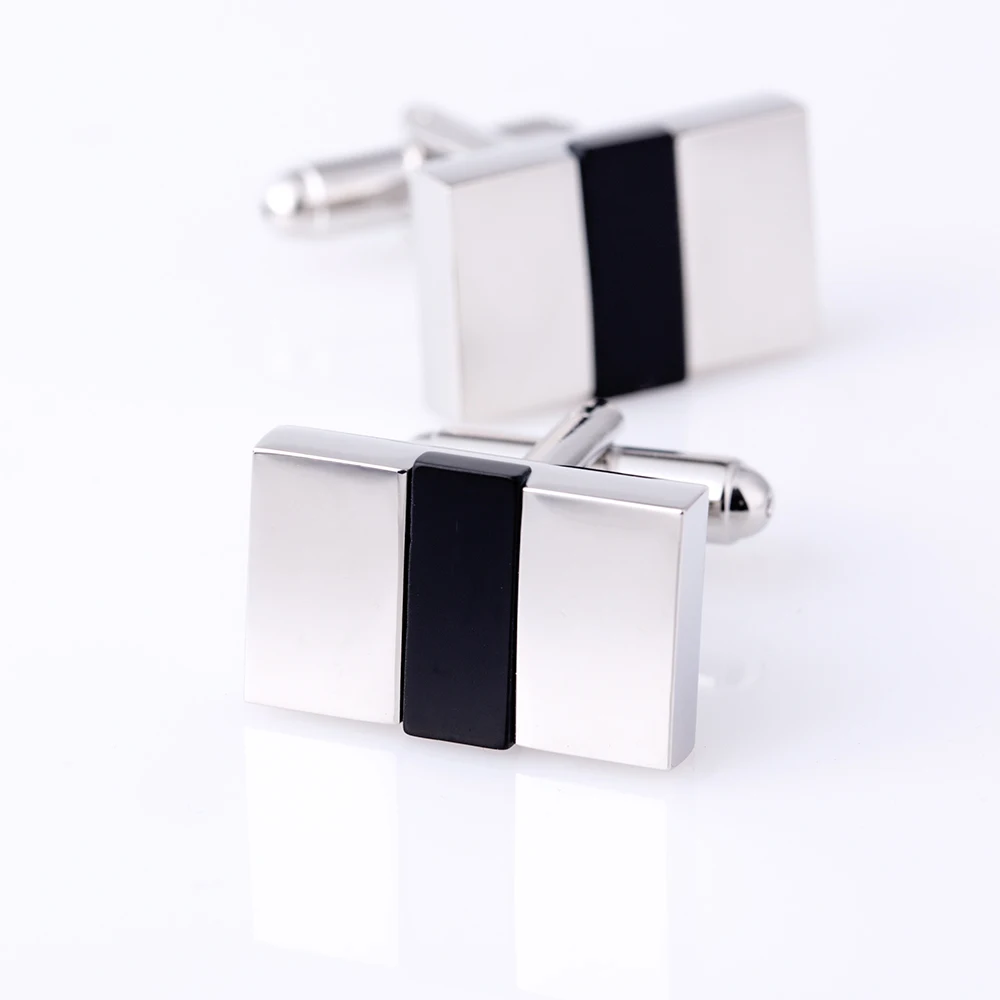 KFLK Jewelry shirt cufflink for mens Brand Black cuff link wholesale Button male High Quality Luxury Wedding Groom guests