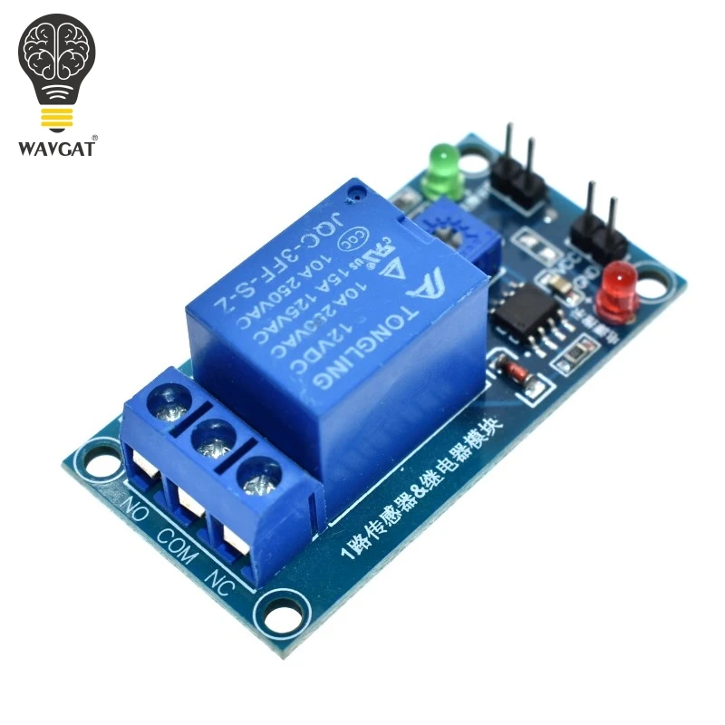 WAVGAT Soil Moisture Sensor DC 12V Relay Control Module soil moisture sensor relay Automatic watering humidity starting switch