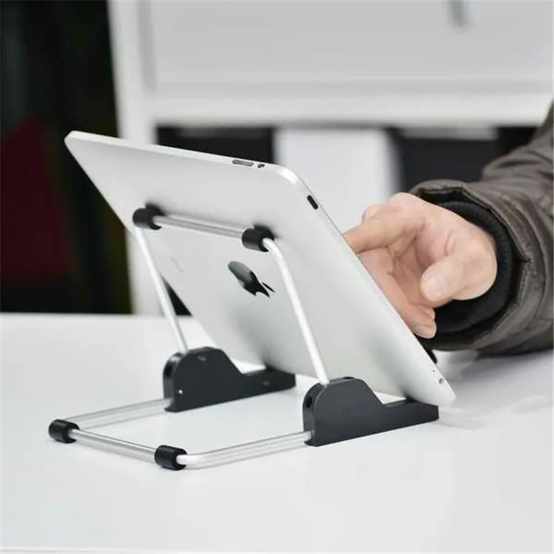 

Подставка для Apple iPad, алюминиевый складной универсальный держатель для планшетов Samsung, держатель для ноутбука, экономия места