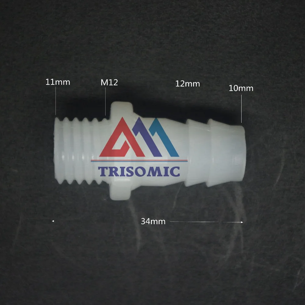 10 мм-m12 прямой соединитель пластиковый фитинг для труб колючий Соединитель с резьбой Материал PE Столярный фитинг аквариумный аквариум