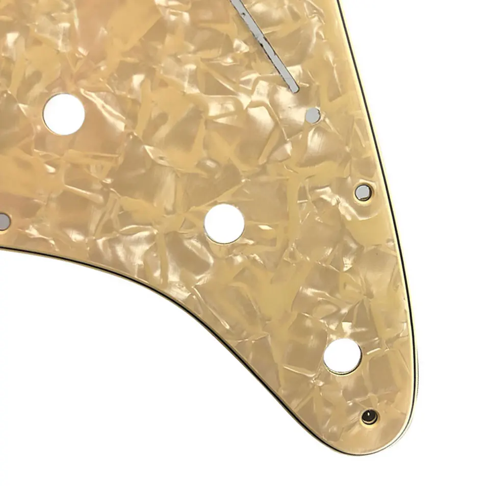 Pleroo – Pickguard de guitare personnalisé, pour USA/mexique Fd Standard Strat 72 \'11 trou de vis St plaque à gratter, choix multicolore