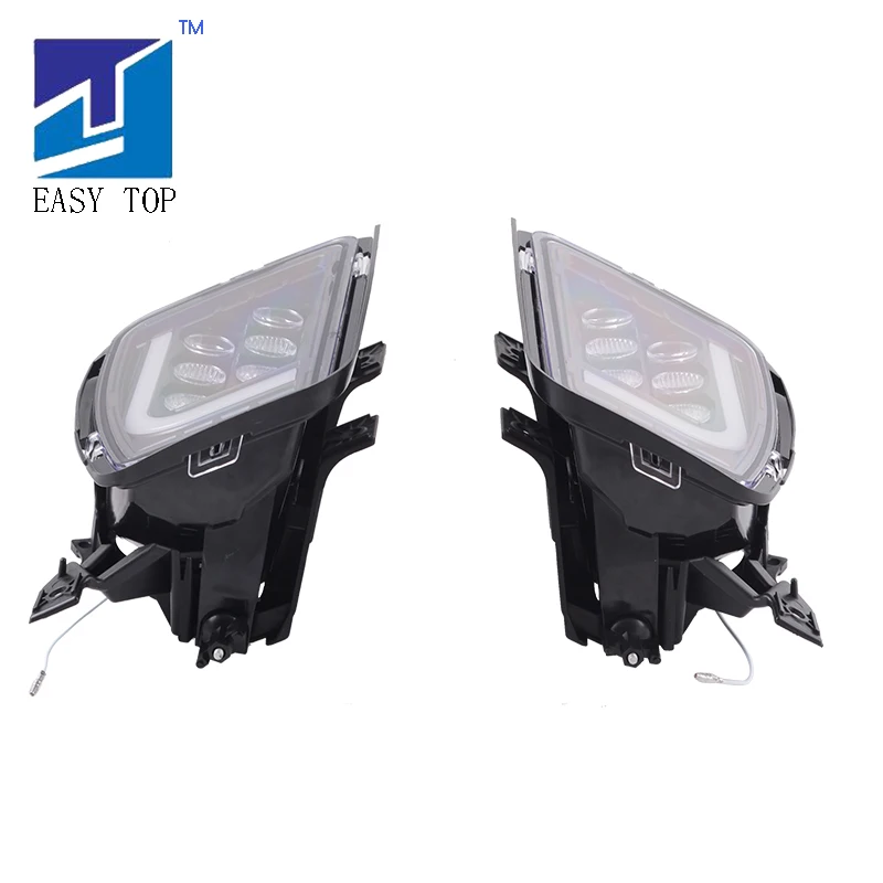 Smoke Lens LED Lamp Fog Lights For 2013-2017 Dodge Ram 1500 2500 3500