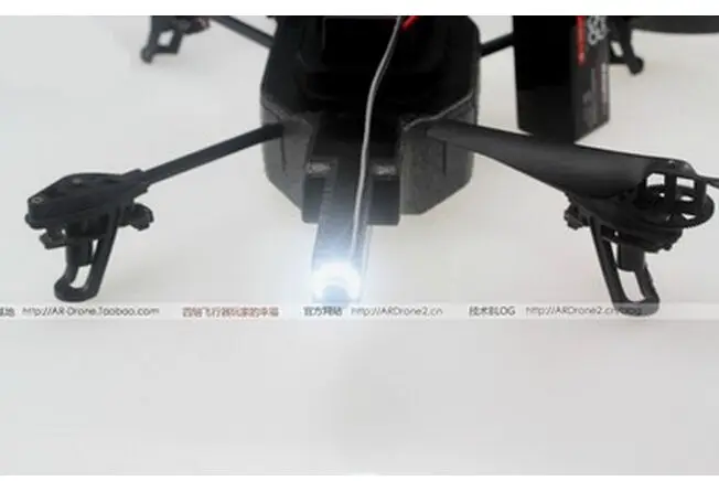 LED light Super Bright Headlight Spotlight, Parrot AR.Drone 2.0 App-Controlled