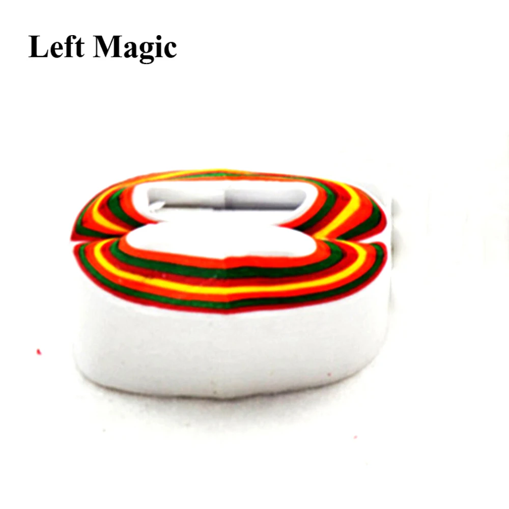12 Coils/Lot Multicolored Mouth Paper Magic Tricks Colorful Mouth Coils Magic Prop Magician Supplies Illusion Magic Toys G8100