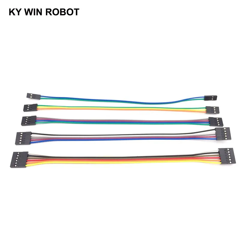 Dupont line 20cm 2.54mm Female to Female 2P/3P/4P/5P/6P/7P/8P/9P/10P/12P Color Breadboard Cable Jump Wire Jumper For Arduino