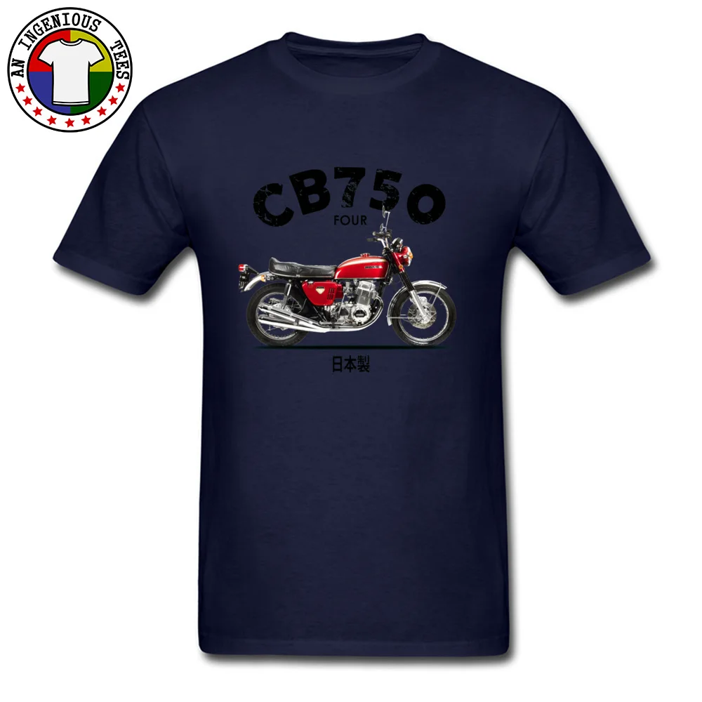 Vintage Motorcycle CB750 1970 Design New Tshirts Japanese Motorcycle Love Day 100% Cotton T-Shirt Normal Men\'s Clothing