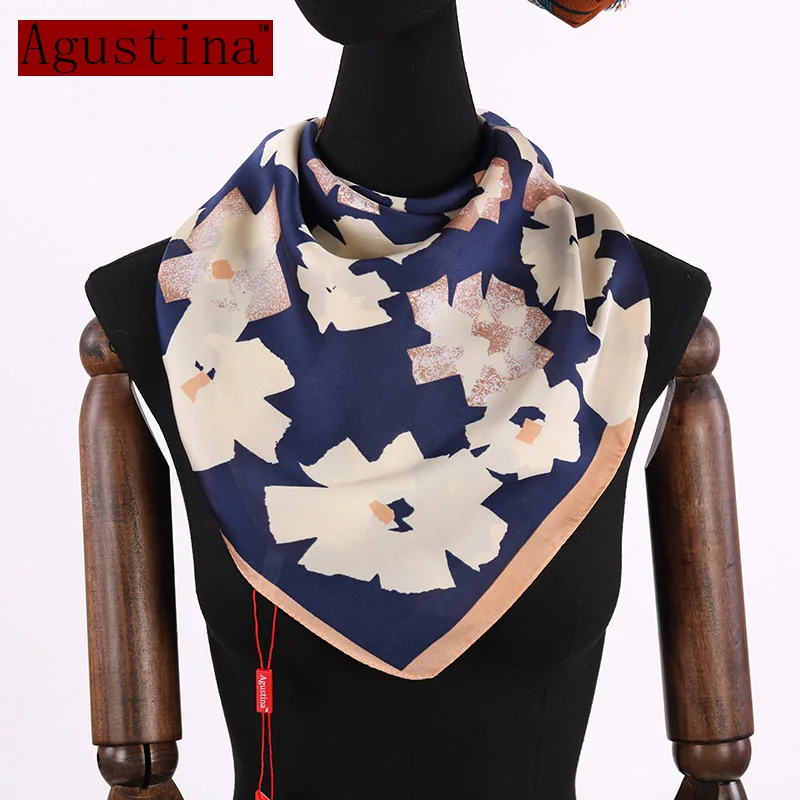 2018 new silk spring and summer fashion women square scarf silks cape scarfs female scarves shawl stoles ladies shawls and wraps