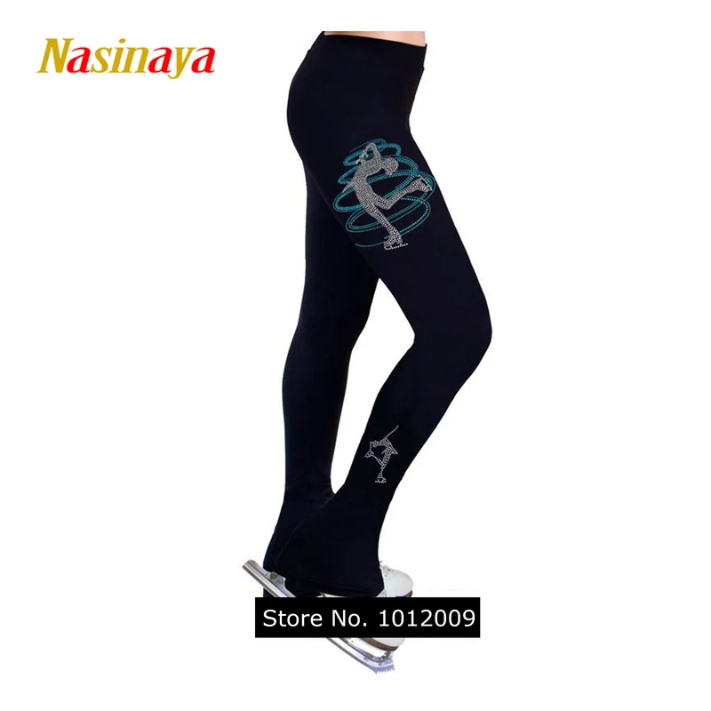 Figure Skating Competition Training Pants Warm Pants Adult Children Girls Spinning Skateboarder Water Diamond Clothing