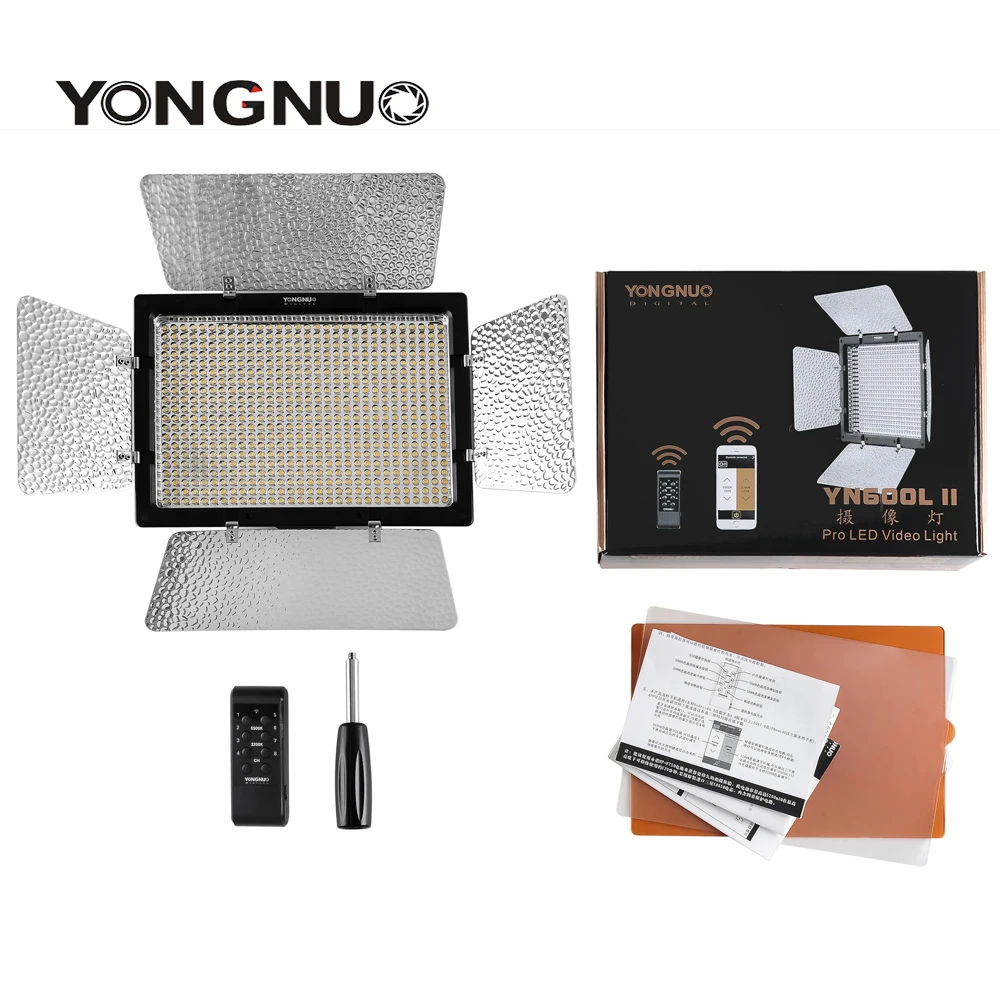 YONGNUO YN600L YN600 600 LED Light Panel 5500K LED Photography lights FOR Video Light with Wireless 2.4G Remote APP Remote