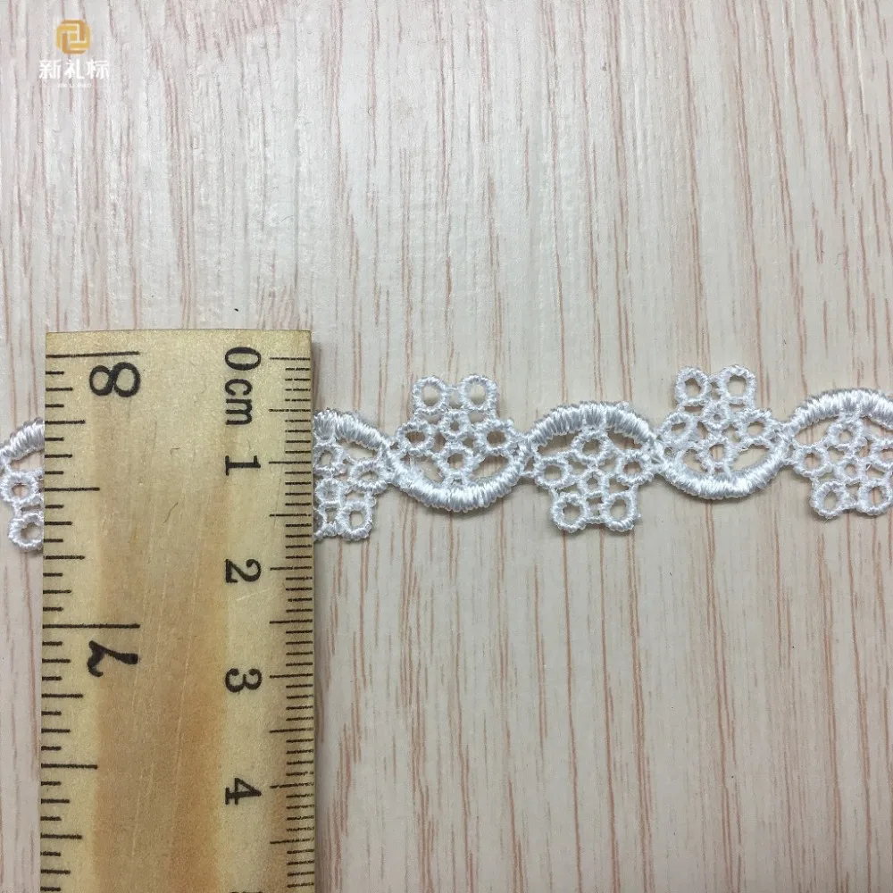 30 yards Wateroplosbare Kant borduurwerk Bloem Venise Venetië Lace Trim Applique DIY Kleding Naaien Accessoires Kant Ketting