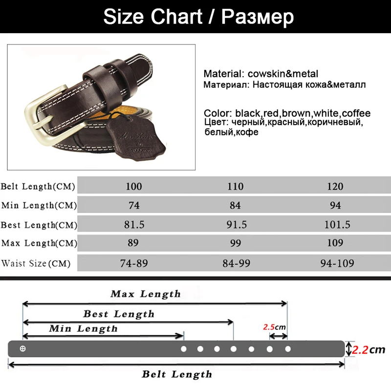 3PCS Combination Sale Maikun Belts for Women Vintage Pin Buckle Belts Women Fashion Leather Belt