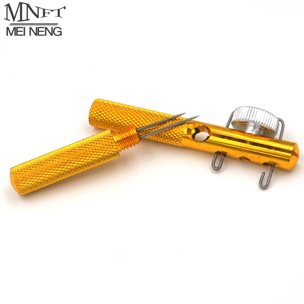 

MNFT 1 PCS Full Metal Fishing Hook Knotting Tool & Tie Hook Loop Making Device & Hooks Decoupling remover Carp Fishing Accessory