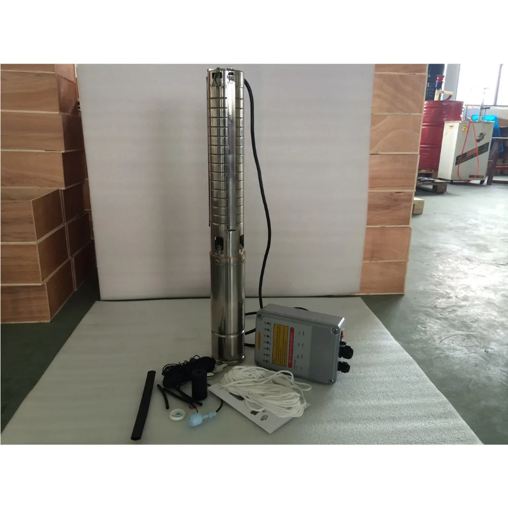 Deep Well Bomba Solar Polegadas Max.flow 15000l h Anos de Garantia 4spsc15 70-d72 1300 Aço Inoxidável