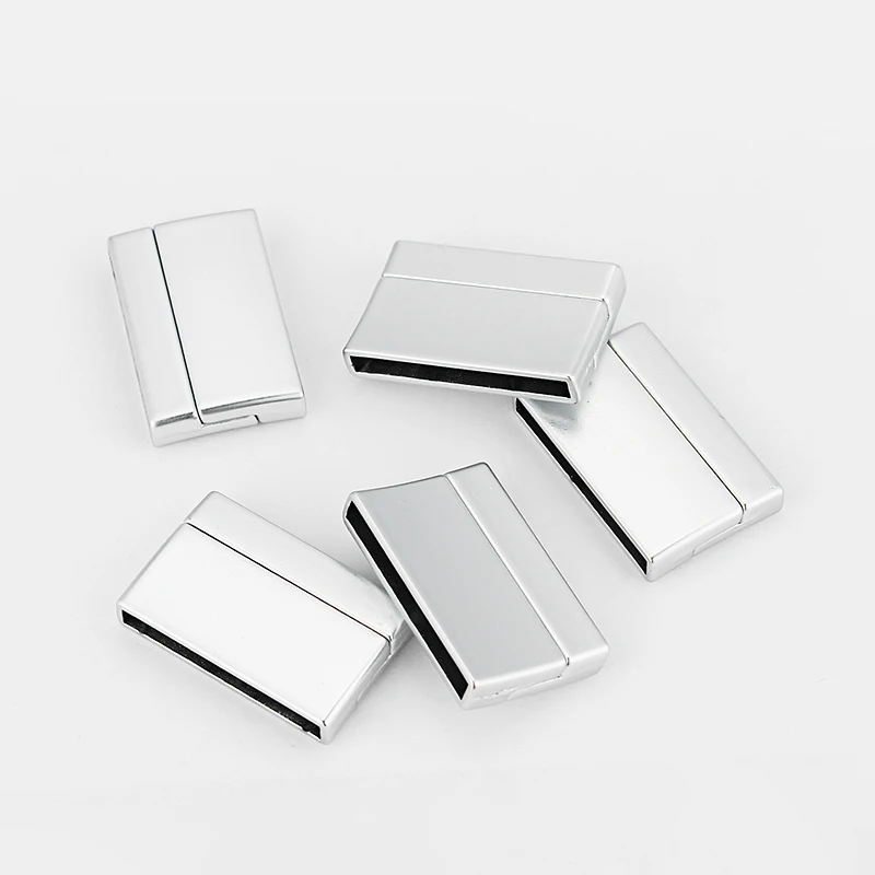 5sets Flat Magnetic Clasp for 30*3mm Flat Leather Cord Bracelet Jewelry Making DIY Fashion Jewelry Accessories
