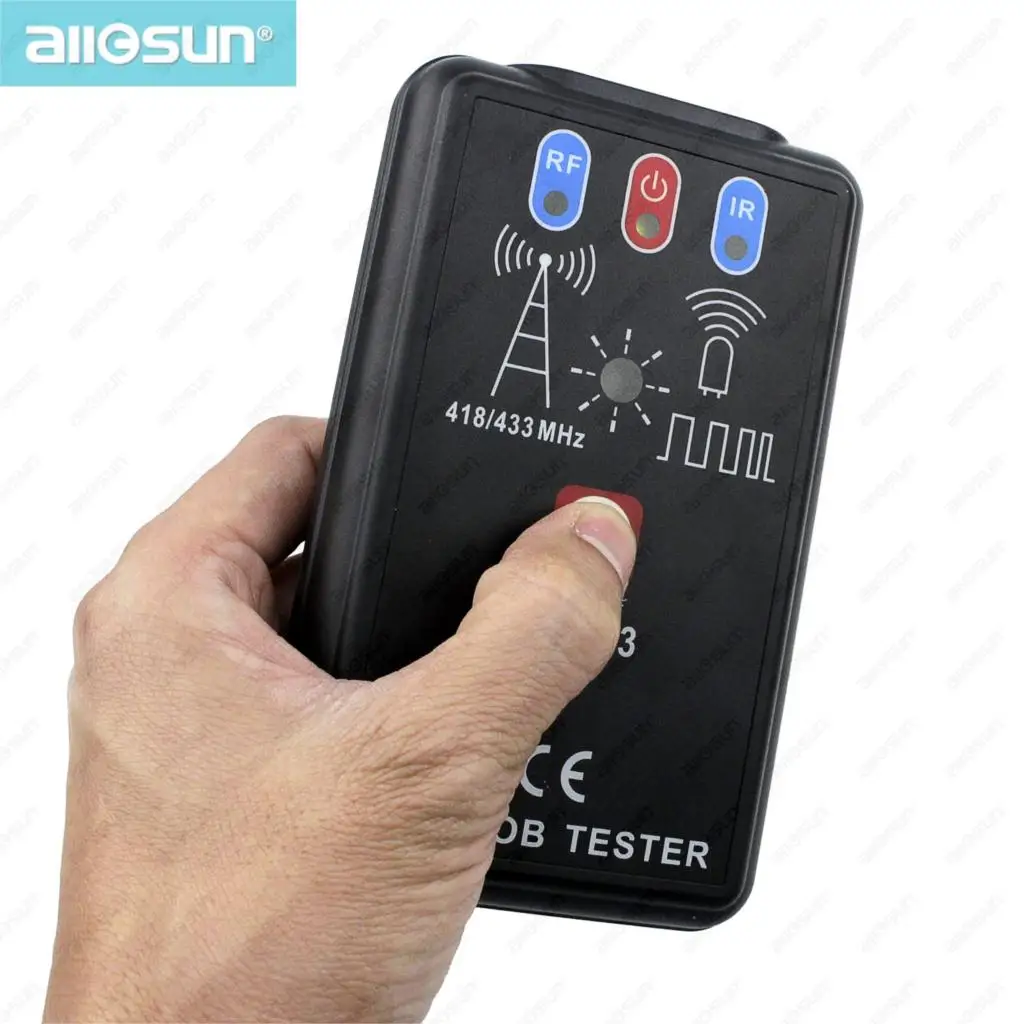 LED Key Fob Frequency Tester Checker Finder Wireless Radio Frequency Remote Control EM273 ALL SUN