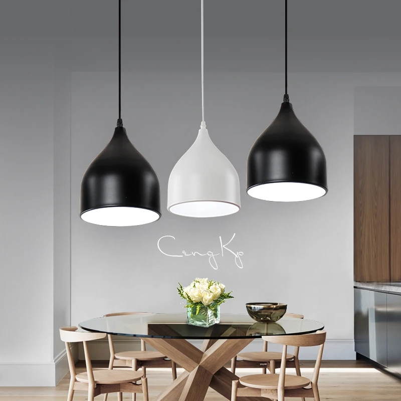 

Iron Art Pendant light Lamp Led Nordic Restaurant Lighting Kitchen Home Decor Fixtures Hanging Loft Ceiling Lamp