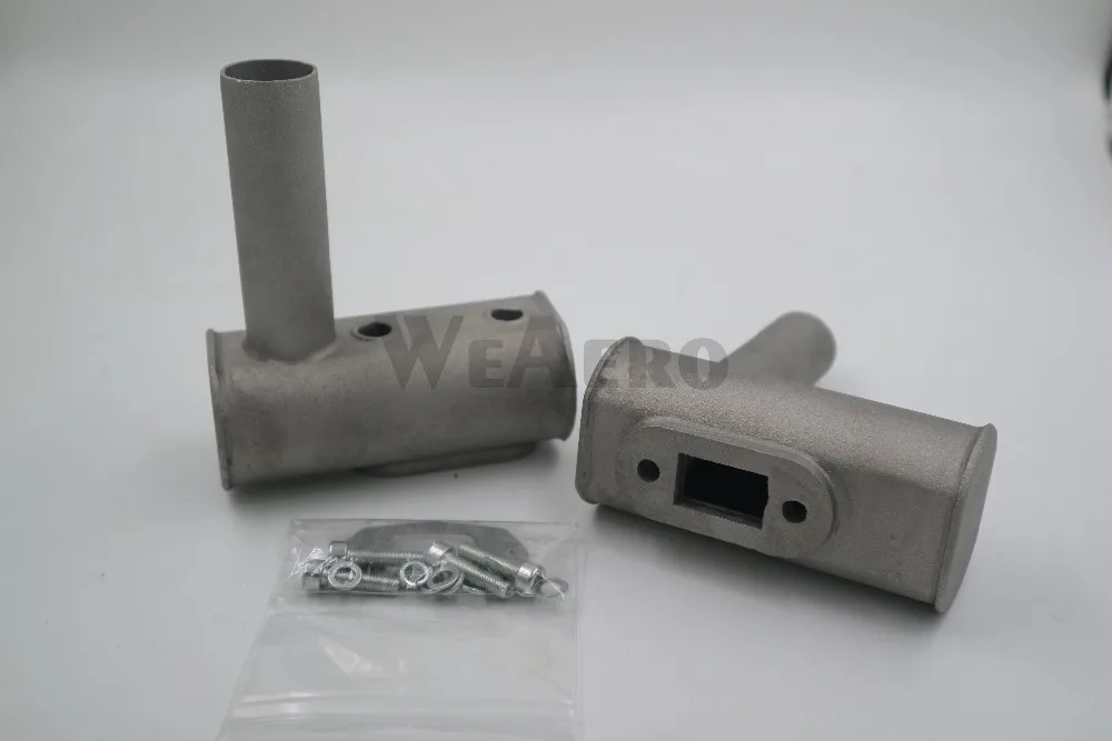 

RCGF Genuine Parts! 2 Pieces Exhaust Pipe for RCGF 120cct 120cc Dual Cylinder Gasoline engine