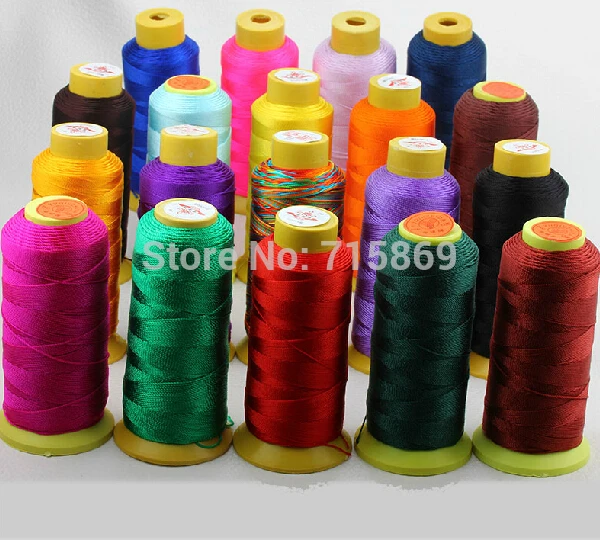 

Multi colors 2pcs 460m/Row 0.5mm 6-ply Waxed Acrylic Fiber Cord For Bracelet & necklace Stringing cord , Macrame Cord, Thread