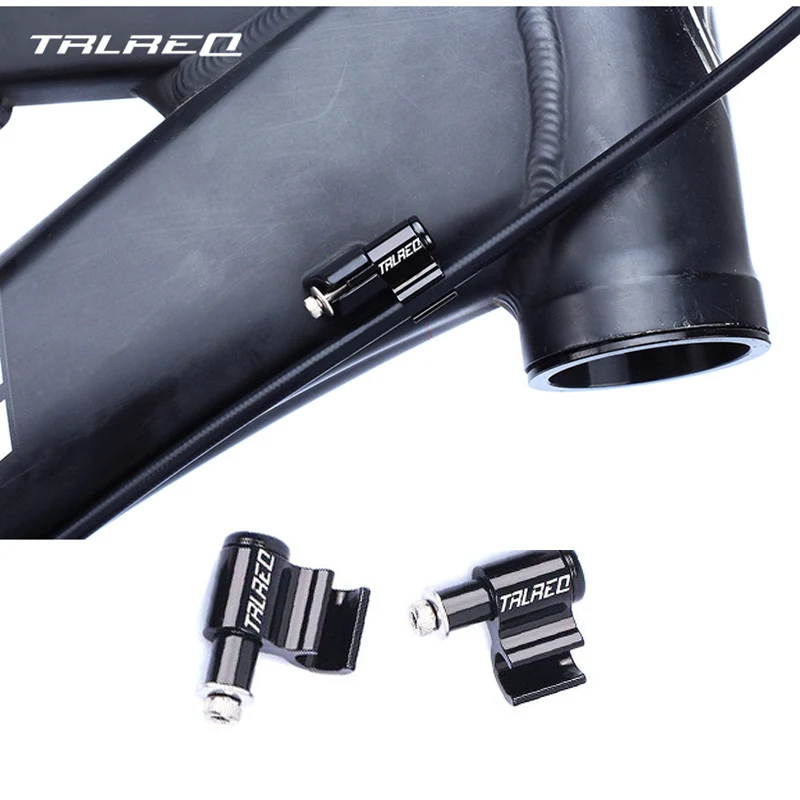 

6pcs Bicycle Oil Tube Fixed Conversion Seat Bike Frame Over Line Device Wire Trap Adapter Seat Clip for Derailleur/Brake