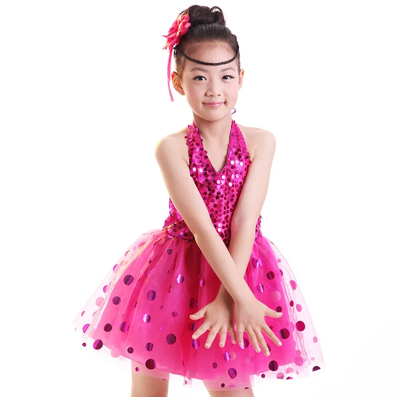 Jupe de danse à paillettes pour filles, vêtements de performance sur scène pour enfants, vêtements de danse pour élèves de maternelle, nouvelle collection