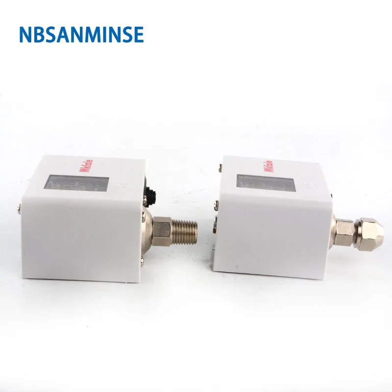 NBSANMINSE PC55 Pressure Switch G1/4 NPT1/4 DC24V AC110V 220V For Refrigeration System Available In Air Water Fluid Stable