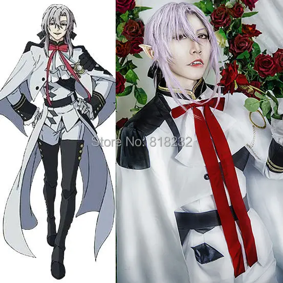 Seraph of the end Ferid Bathory Uniform Outfit Anime Cosplay Costumes