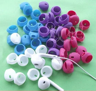 Promotions 4 Color Silicone Earphone Ear pads Bud Tips In-Ear Headset   Earbuds eartips Earplugs Earpods for phone earphone etc