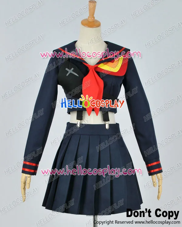 

Kill La Kill Cosplay Ryuko Matoi Navy Sailor Uniform Costume H008