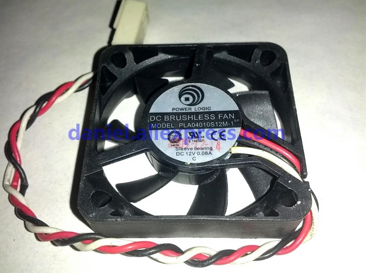 POWER LOGIC  PLA04010S12M-1 12V 0.08A 4010 speed measurement silent cooling fan