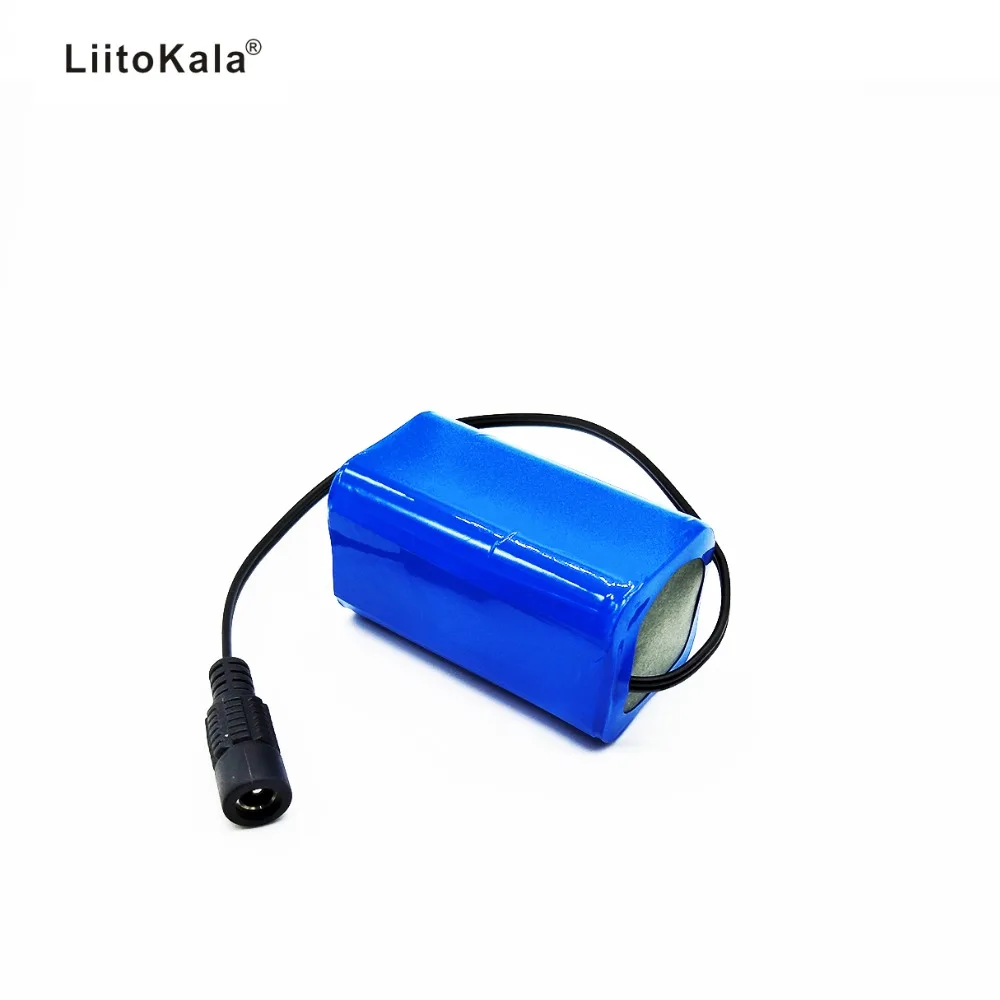 LiitoKala 7.4V 8.4V 4400mAh akumulator 18650 bateria 4.4Ah akumulator do rowerowe lampy przednie/CCTV/kamera/elektryczny