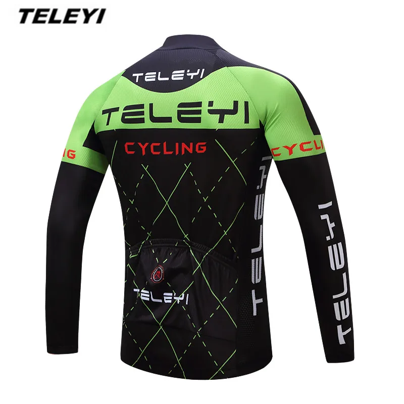 2019 Green Bike Long jersey Men Cycling clothing Spring Autumn Male MTB Ropa Ciclismo Wear Maillot Long Sleeve Shirts