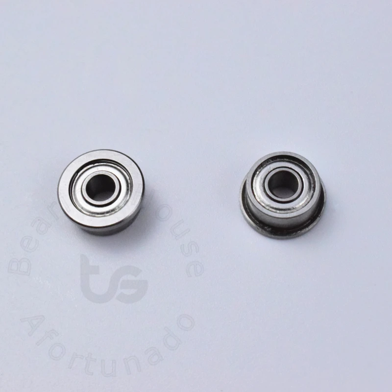 F693ZZ Flange Bearing 10pcs 3*8(9.5)*4mm Chrome Steel Metal Sealed High Speed Mechanical Equipment Parts