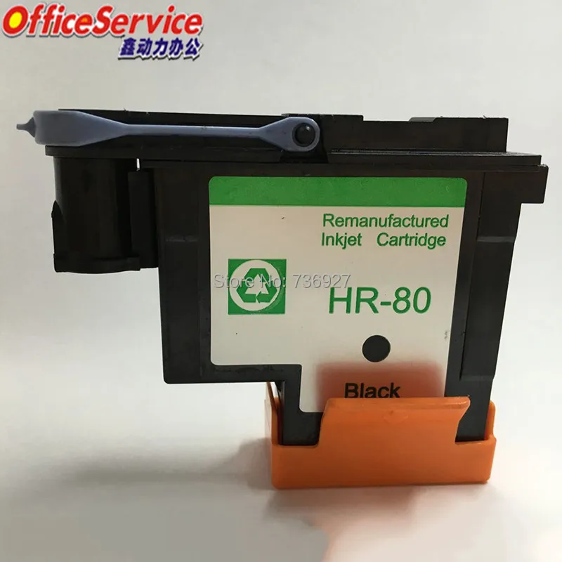 

1PK Black Remanufactured printhead for HP80 , for Designjet 1000 1050c 1055cm inkjet printer, 80 Ink Cartridge Head