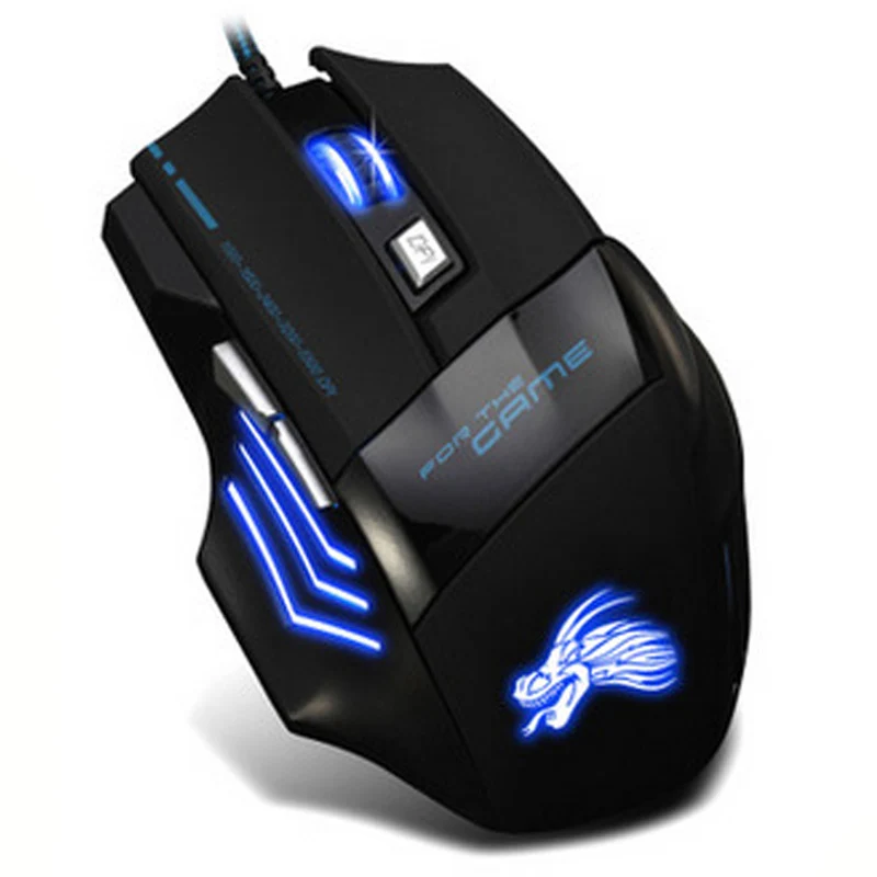Professional 5500 DPI Gaming Mouse 7 Buttons LED Optical USB Wired Mice for Pro Gamer High Quality