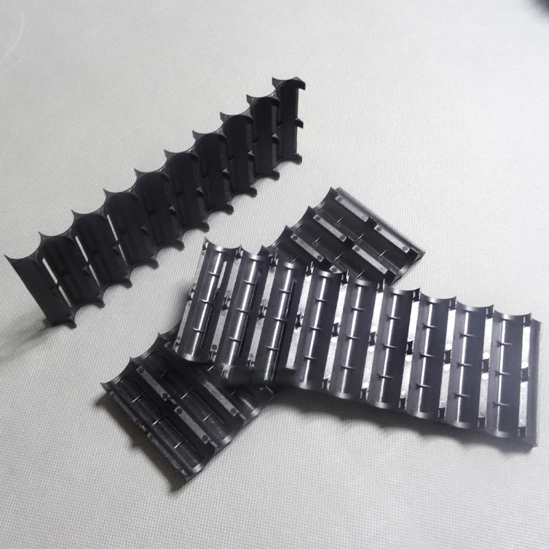 4Pcs/lot 18650 battery holder Cylindrical cell 2*10 plastic holder 18650 lithium ion battery bracket plastic case