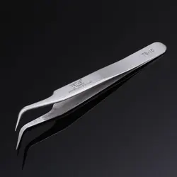 Stainless Steel Precision Tweezers VETUS TS-15 Pinzas Curved Tweezers Herramientas Electrician Repair Tools